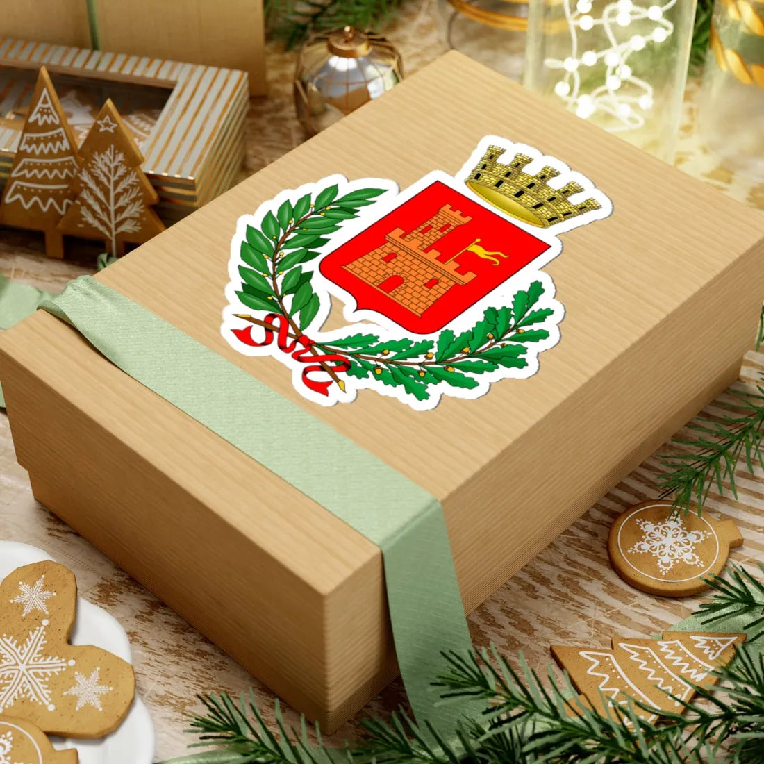 Cittadella Italia-Stemma (Italy) (Coat of Arms) STICKER Vinyl Kiss-Cut Decal - The Sticker Space