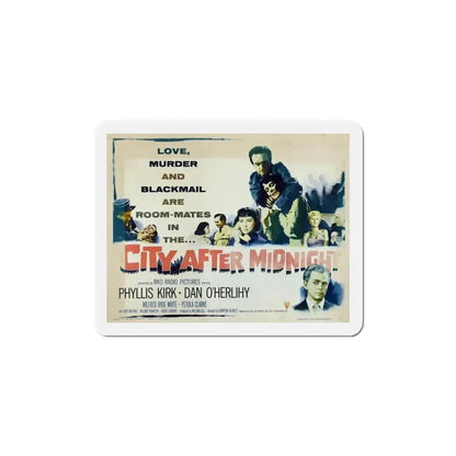 City After Midnight aka That Woman Opposite 1959 Movie Poster Refrigerator Magnet 6 Inch - The Sticker Space