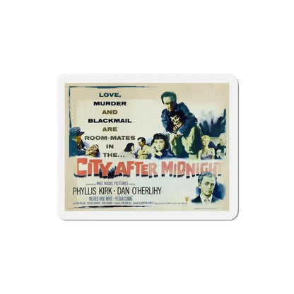 City After Midnight aka That Woman Opposite 1959 Movie Poster Refrigerator Magnet - The Sticker Space