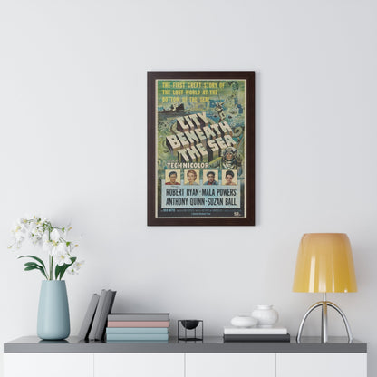 CITY BENEATH THE SEA 1953 - Framed Movie Poster-The Sticker Space