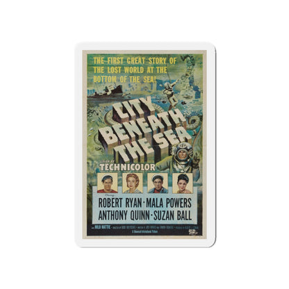 CITY BENEATH THE SEA 1953 Movie Poster - Die-Cut Magnet-5" x 5"-The Sticker Space