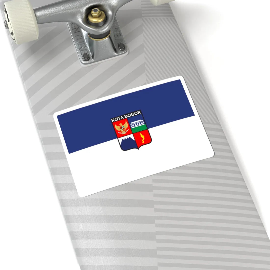 City Flag of Bogor (Indonesia) STICKER Vinyl Kiss-Cut Decal - The Sticker Space
