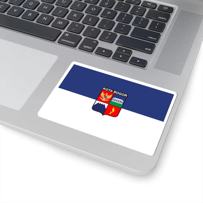 City Flag of Bogor (Indonesia) STICKER Vinyl Kiss-Cut Decal - The Sticker Space