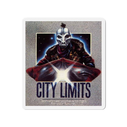 CITY LIMITS 1984 Movie Poster - Die-Cut Magnet-4" x 4"-The Sticker Space