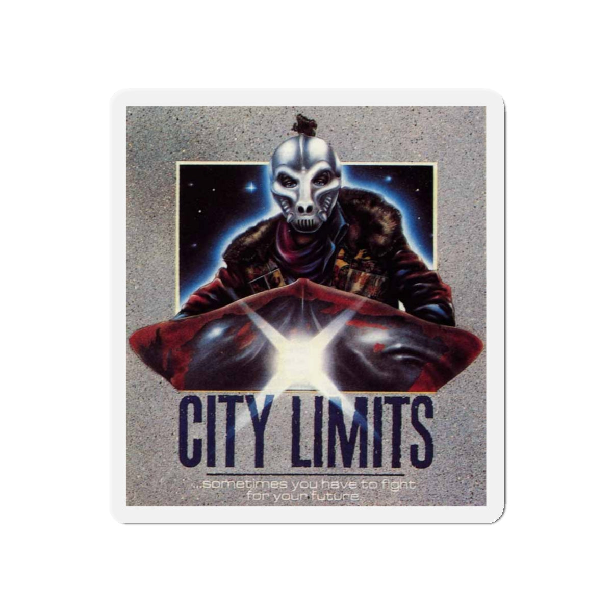 CITY LIMITS 1984 Movie Poster - Die-Cut Magnet-5" x 5"-The Sticker Space