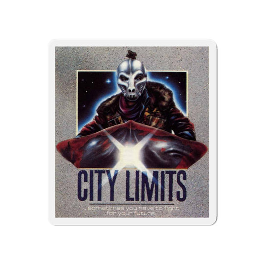 CITY LIMITS 1984 Movie Poster - Die-Cut Magnet-6 × 6"-The Sticker Space