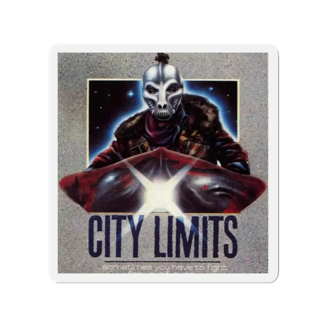 CITY LIMITS 1984 Movie Poster - Refrigerator Magnet 2 Inch - The Sticker Space