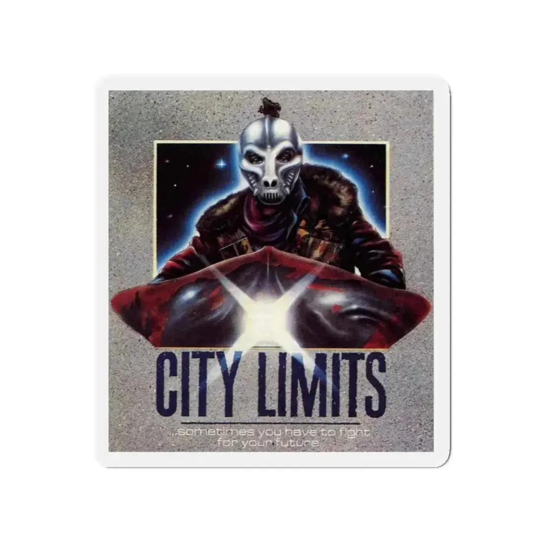 CITY LIMITS 1984 Movie Poster - Refrigerator Magnet 4 Inch - The Sticker Space
