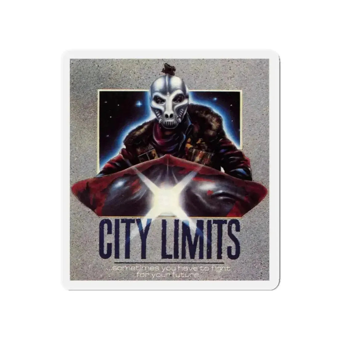 CITY LIMITS 1984 Movie Poster - Refrigerator Magnet 5 Inch - The Sticker Space