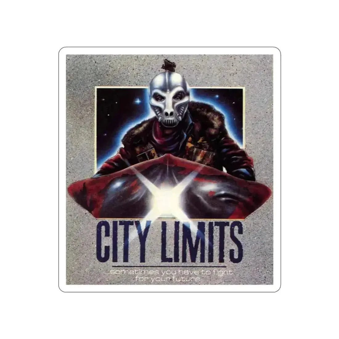 CITY LIMITS 1984 Movie Poster STICKER Vinyl Die-Cut Decal 3 Inch - The Sticker Space