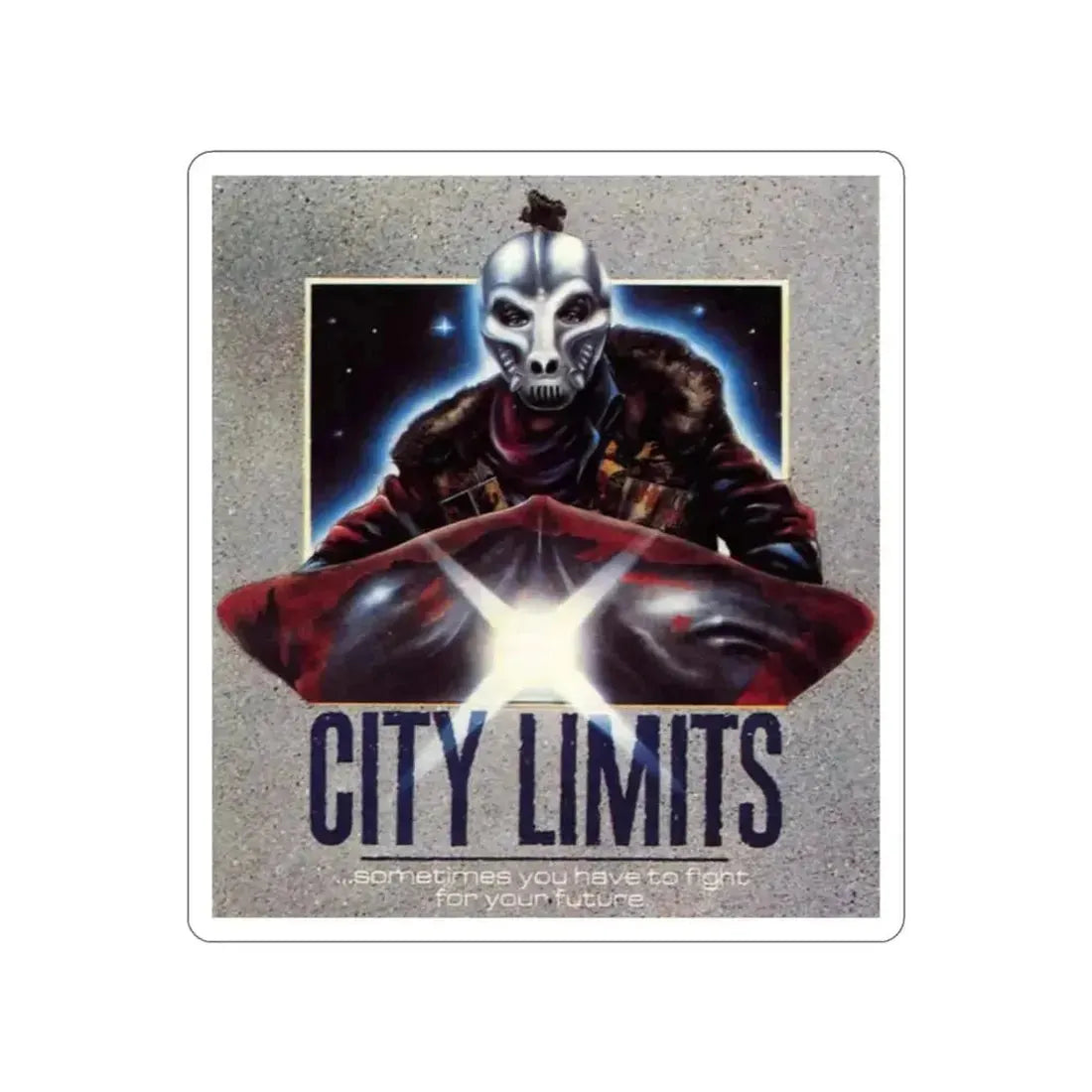 CITY LIMITS 1984 Movie Poster STICKER Vinyl Die-Cut Decal - The Sticker Space