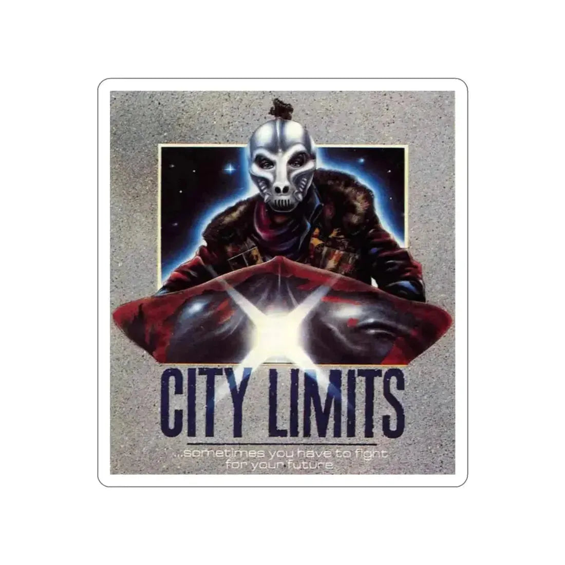 CITY LIMITS 1984 Movie Poster STICKER Vinyl Die-Cut Decal - The Sticker Space