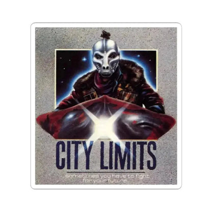 CITY LIMITS 1984 Movie Poster - STICKER Vinyl Kiss-Cut Decal 2 Inch White - The Sticker Space