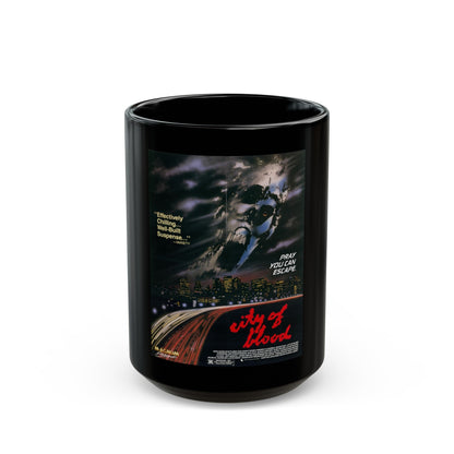 CITY OF BLOOD 1987 Movie Poster - Black Coffee Mug-15oz-The Sticker Space