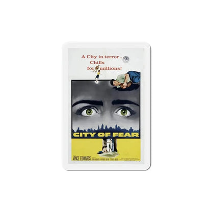 City of Fear 1959 Movie Poster Refrigerator Magnet - The Sticker Space