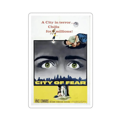 City of Fear 1959 Movie Poster STICKER Vinyl Die-Cut Decal - The Sticker Space