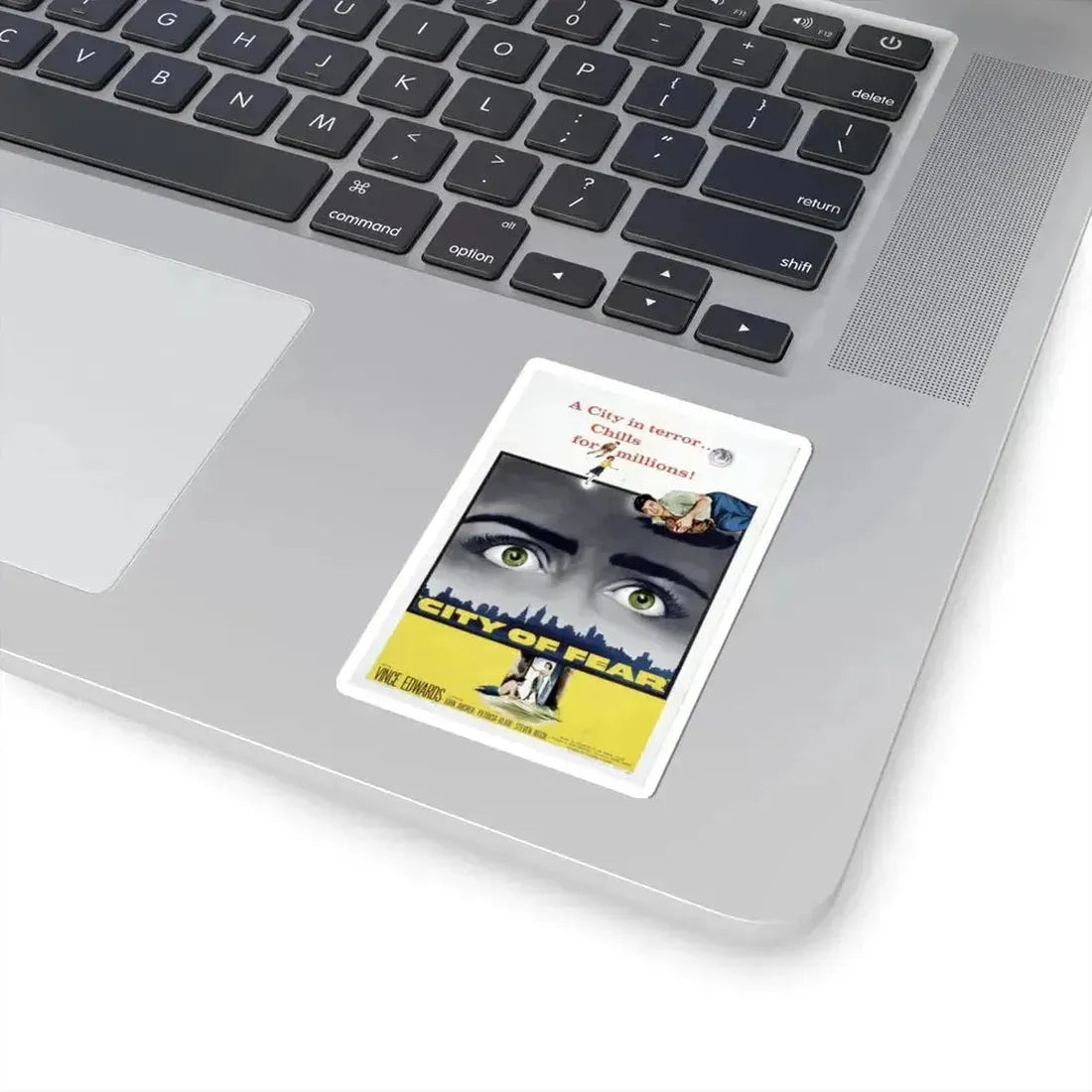 City of Fear 1959 Movie Poster - STICKER Vinyl Kiss-Cut Decal - The Sticker Space