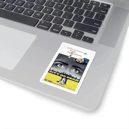 City of Fear 1959 Movie Poster - STICKER Vinyl Kiss-Cut Decal - The Sticker Space