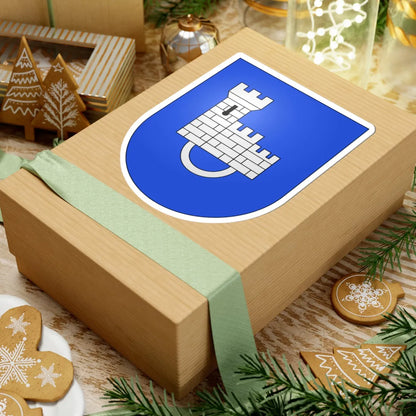 City of Fribourg-coat of arms (Switzerland) (Coat of Arms) STICKER Vinyl Kiss-Cut Decal - The Sticker Space