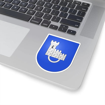 City of Fribourg-coat of arms (Switzerland) (Coat of Arms) STICKER Vinyl Kiss-Cut Decal - The Sticker Space