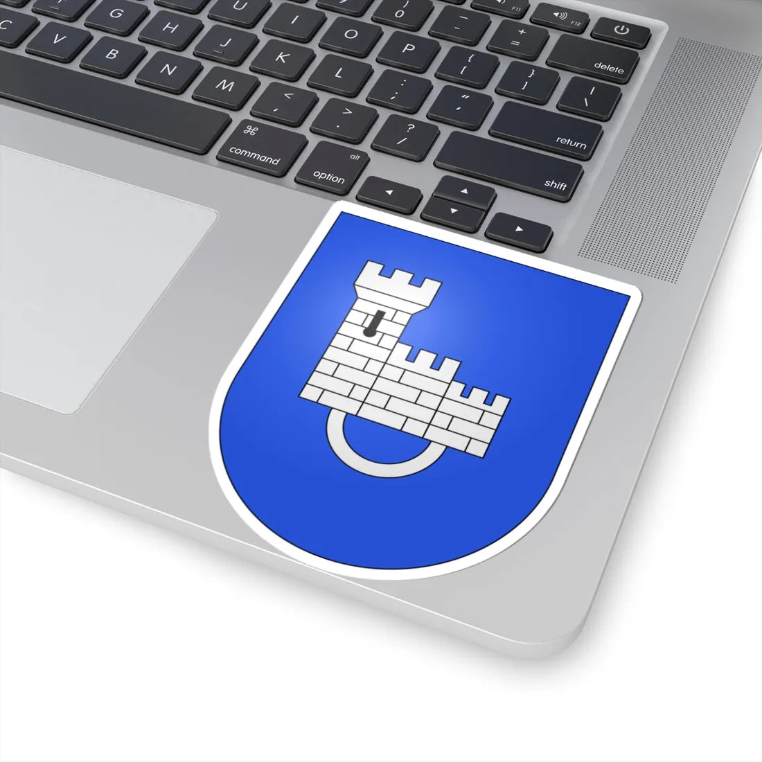 City of Fribourg-coat of arms (Switzerland) (Coat of Arms) STICKER Vinyl Kiss-Cut Decal - The Sticker Space