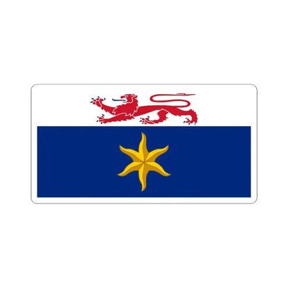City of Hobart Flag (Australia) STICKER Vinyl Kiss-Cut Decal 3 Inch White - The Sticker Space