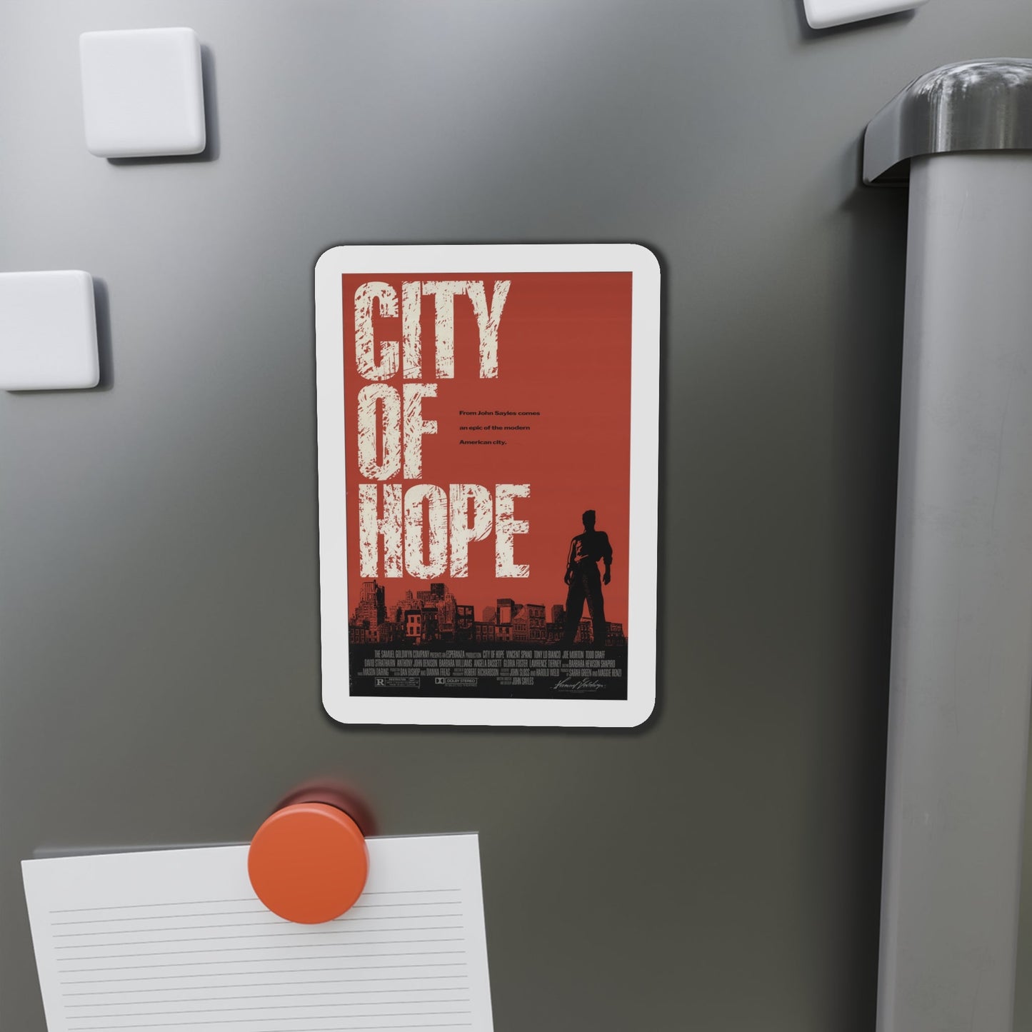 City of Hope 1991 Movie Poster Die-Cut Magnet-The Sticker Space