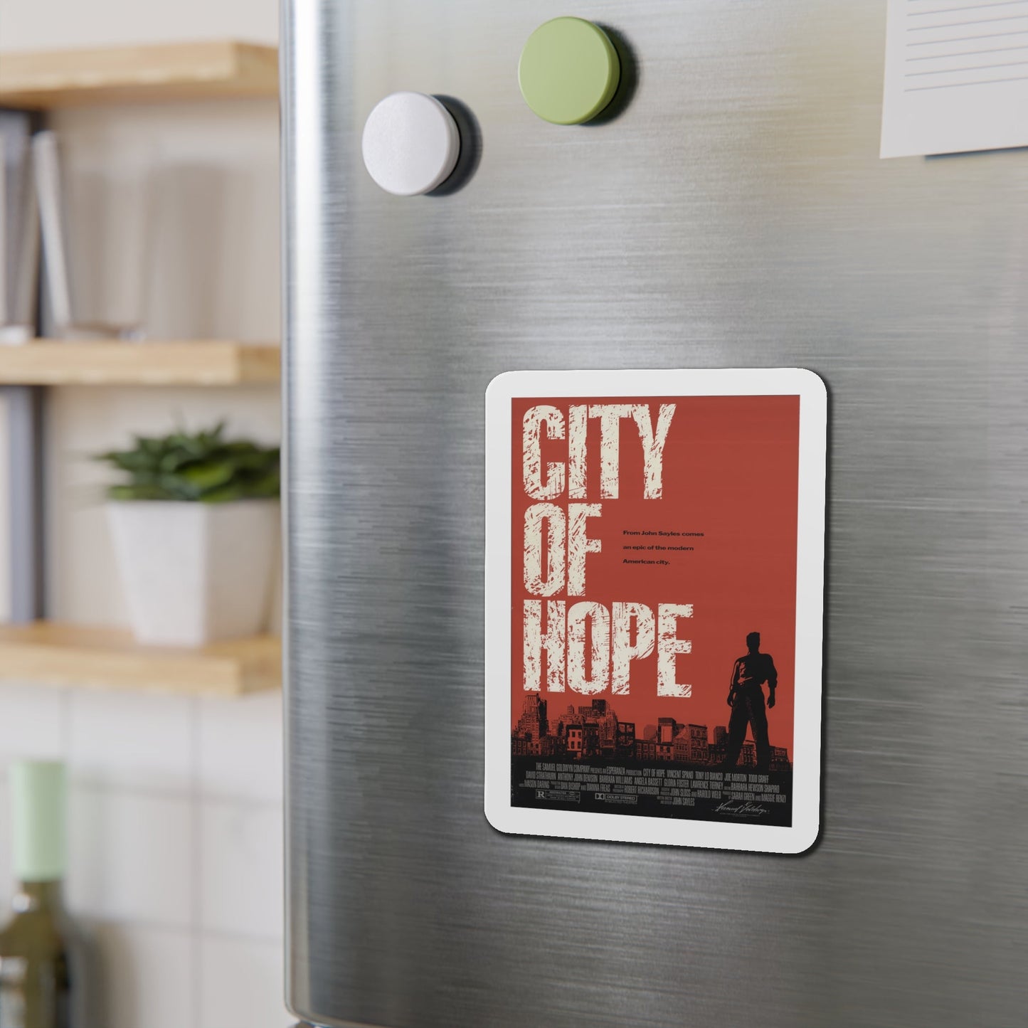 City of Hope 1991 Movie Poster Die-Cut Magnet-The Sticker Space