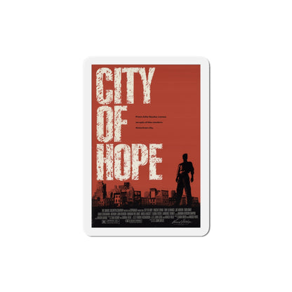 City of Hope 1991 Movie Poster Die-Cut Magnet-4" x 4"-The Sticker Space