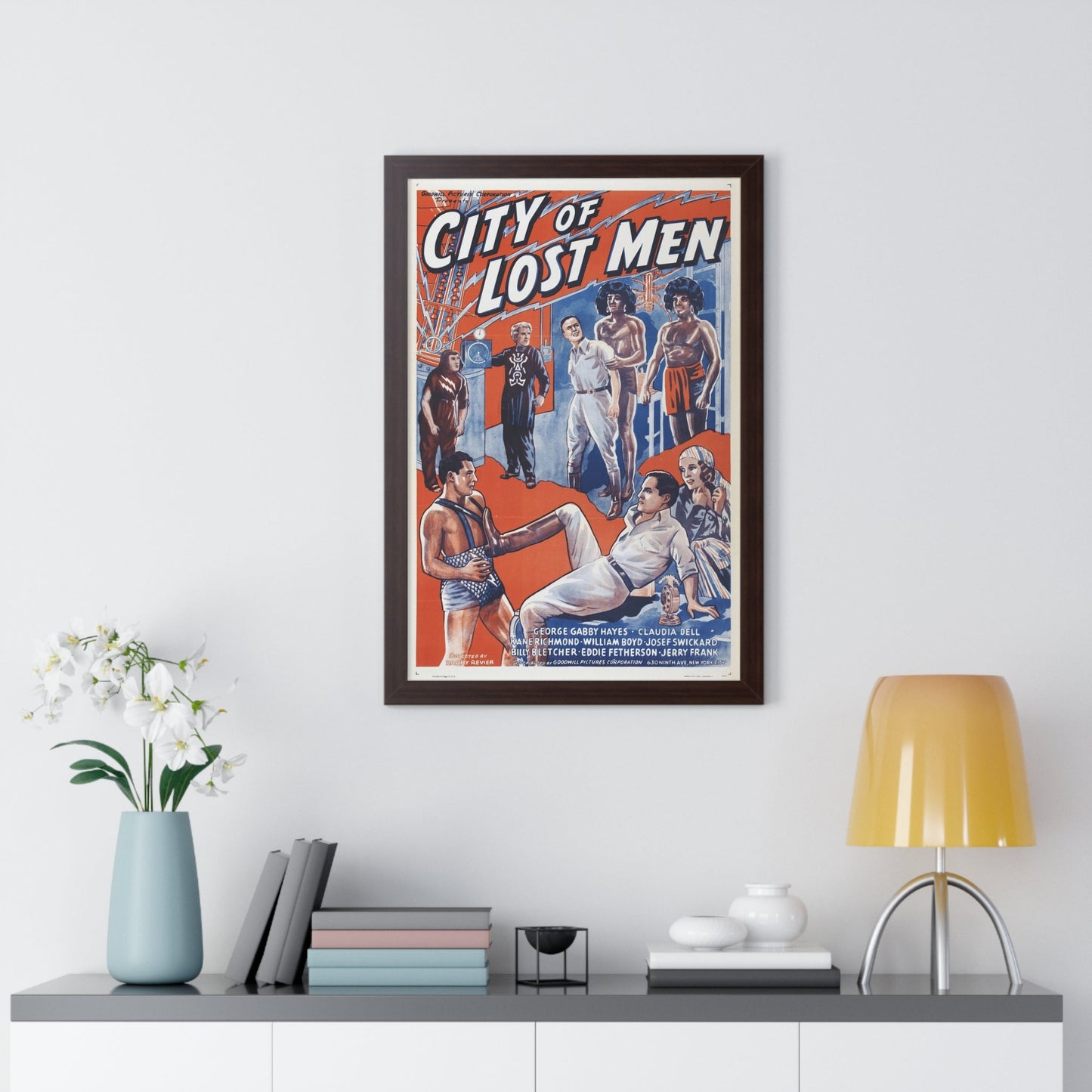 CITY OF LOST MEN 1940 - Framed Movie Poster-The Sticker Space