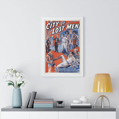 CITY OF LOST MEN 1940 - Framed Movie Poster-The Sticker Space