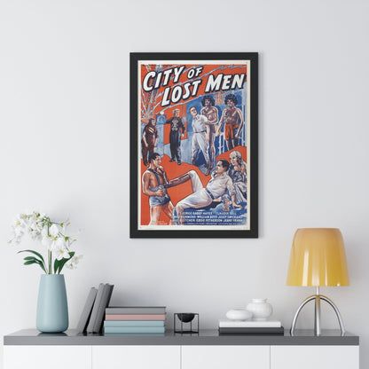 CITY OF LOST MEN 1940 - Framed Movie Poster-The Sticker Space