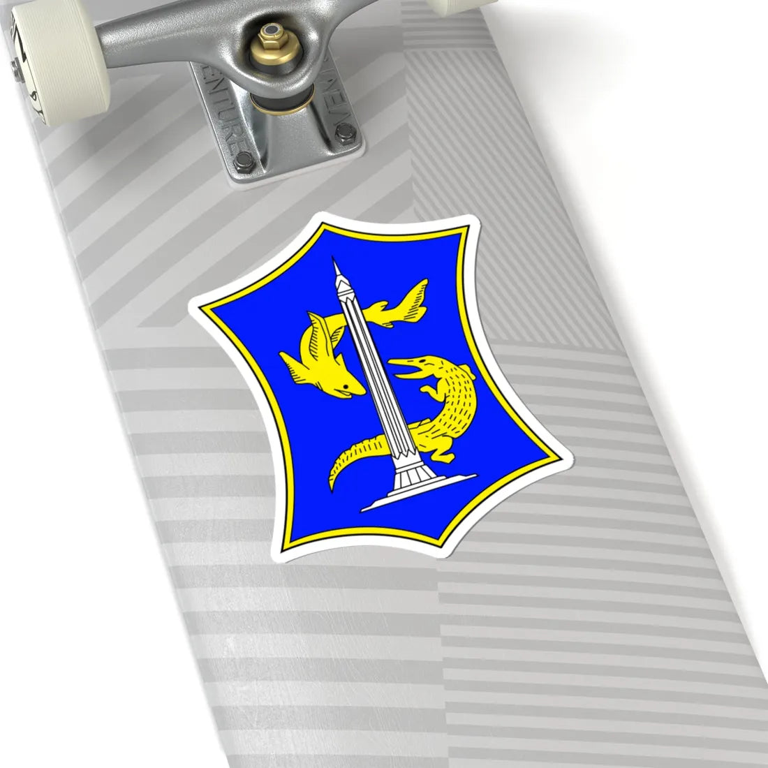 City of Surabaya Logo (Indonesia) (Coat of Arms) STICKER Vinyl Kiss-Cut Decal - The Sticker Space