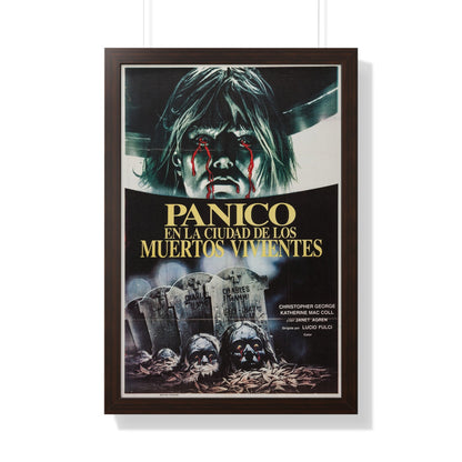 CITY OF THE LIVING DEAD (ARGENTINA) 1980 - Framed Movie Poster-20" x 30"-The Sticker Space