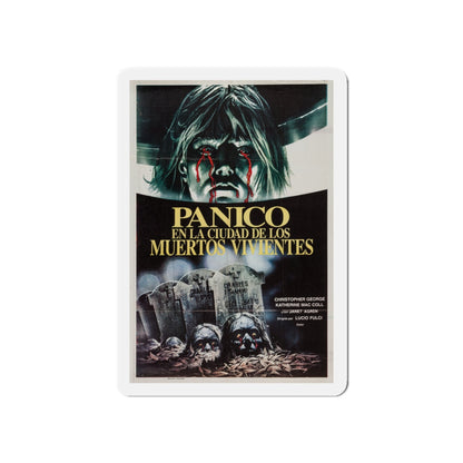 CITY OF THE LIVING DEAD (ARGENTINA) 1980 Movie Poster - Die-Cut Magnet-5" x 5"-The Sticker Space