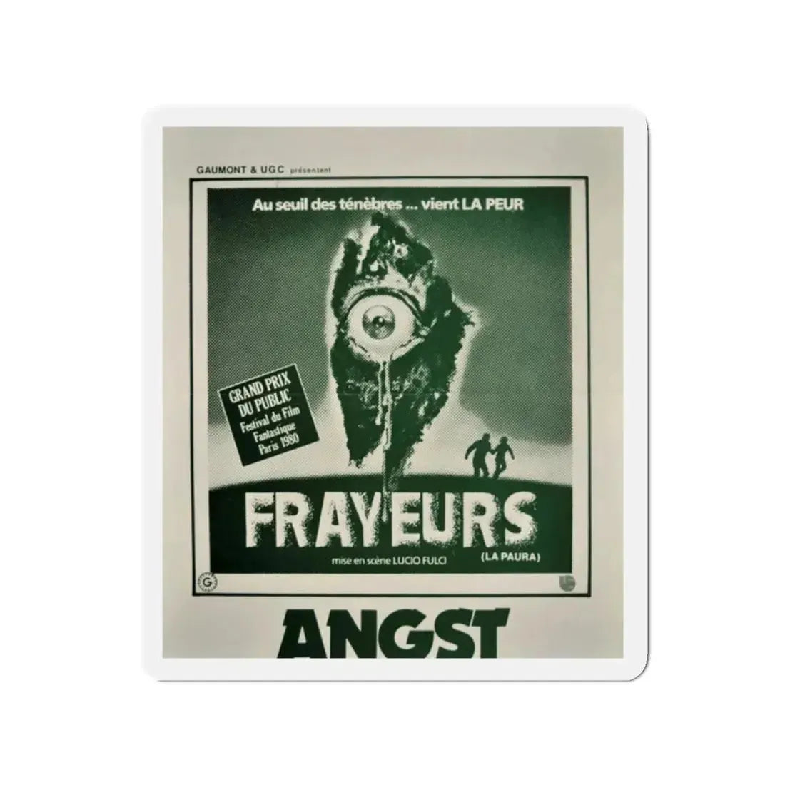 CITY OF THE LIVING DEAD (BELGIAN) 1980 Movie Poster - Refrigerator Magnet 2 Inch - The Sticker Space