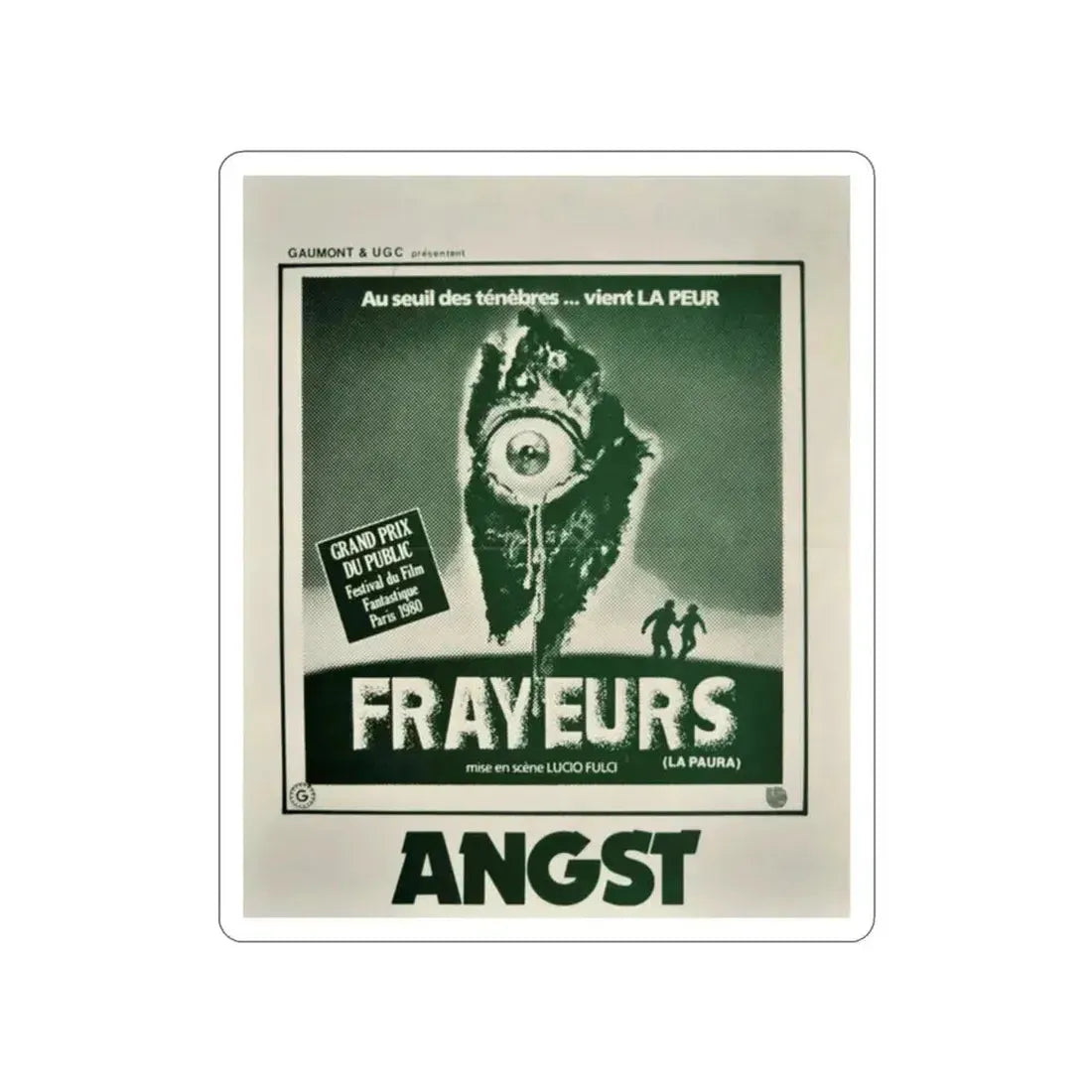 CITY OF THE LIVING DEAD (BELGIAN) 1980 Movie Poster STICKER Vinyl Die-Cut Decal 2 Inch - The Sticker Space