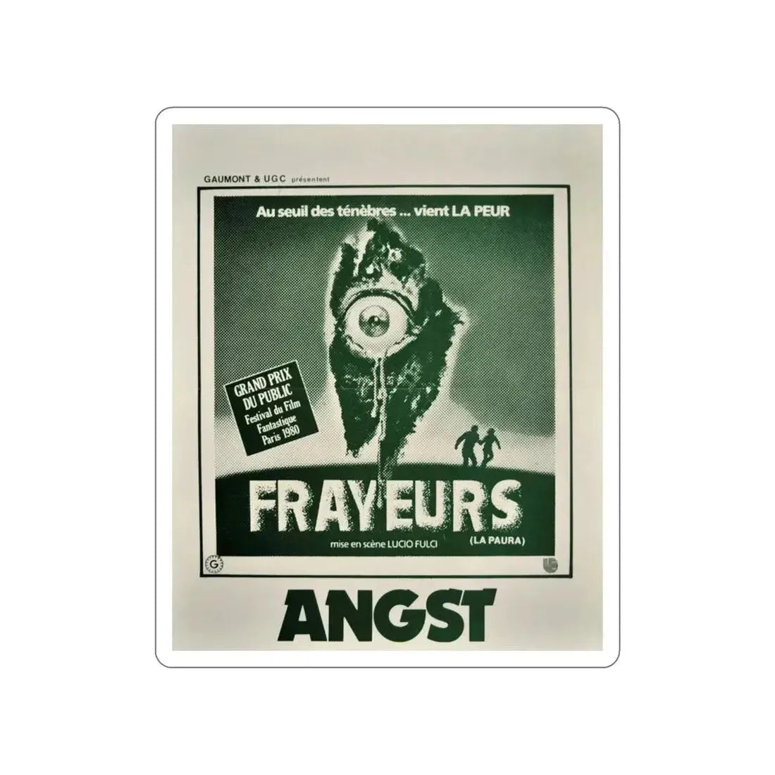 CITY OF THE LIVING DEAD (BELGIAN) 1980 Movie Poster STICKER Vinyl Die-Cut Decal - The Sticker Space