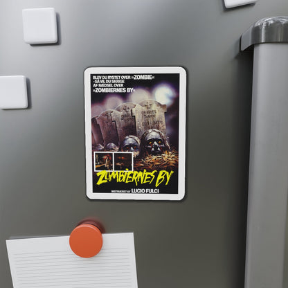 CITY OF THE LIVING DEAD (DANISH) 1980 Movie Poster - Die-Cut Magnet-The Sticker Space