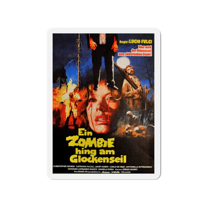 CITY OF THE LIVING DEAD (GERMAN) 1980 Movie Poster - Die-Cut Magnet-3" x 3"-The Sticker Space