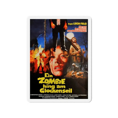 CITY OF THE LIVING DEAD (GERMAN) 1980 Movie Poster - Refrigerator Magnet 3 Inch - The Sticker Space