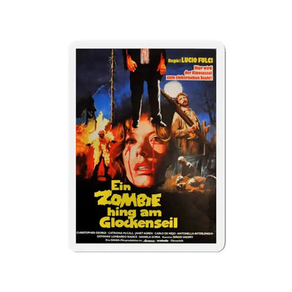 CITY OF THE LIVING DEAD (GERMAN) 1980 Movie Poster - Refrigerator Magnet 4 Inch - The Sticker Space