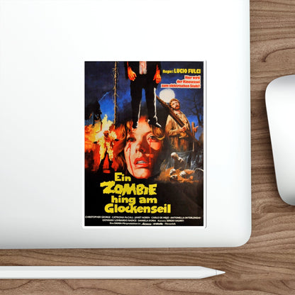 CITY OF THE LIVING DEAD (GERMAN) 1980 Movie Poster STICKER Vinyl Die-Cut Decal-The Sticker Space