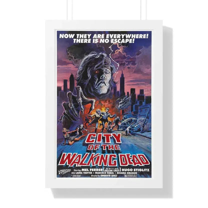 CITY OF THE WALKING DEAD (NIGHTMARE CITY) 1980 - Framed Movie Poster - The Sticker Space