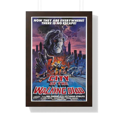CITY OF THE WALKING DEAD (NIGHTMARE CITY) 1980 - Framed Movie Poster - The Sticker Space