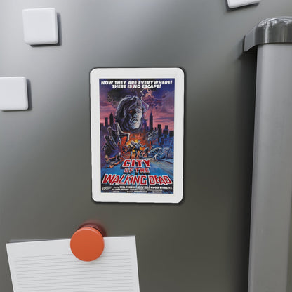 CITY OF THE WALKING DEAD (NIGHTMARE CITY) 1980 Movie Poster - Die-Cut Magnet-The Sticker Space