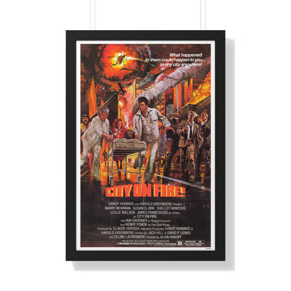 CITY ON FIRE 1979 - Framed Movie Poster-20" x 30"-The Sticker Space