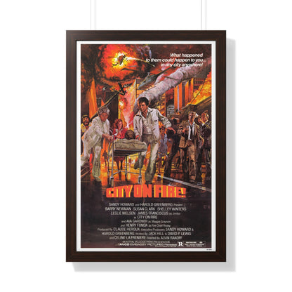 CITY ON FIRE 1979 - Framed Movie Poster-20" x 30"-The Sticker Space