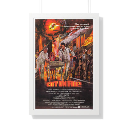 CITY ON FIRE 1979 - Framed Movie Poster-20" x 30"-The Sticker Space