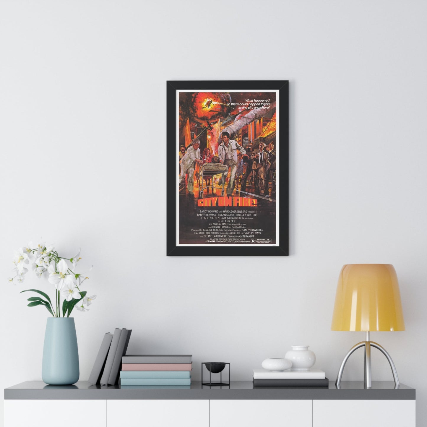 CITY ON FIRE 1979 - Framed Movie Poster-The Sticker Space